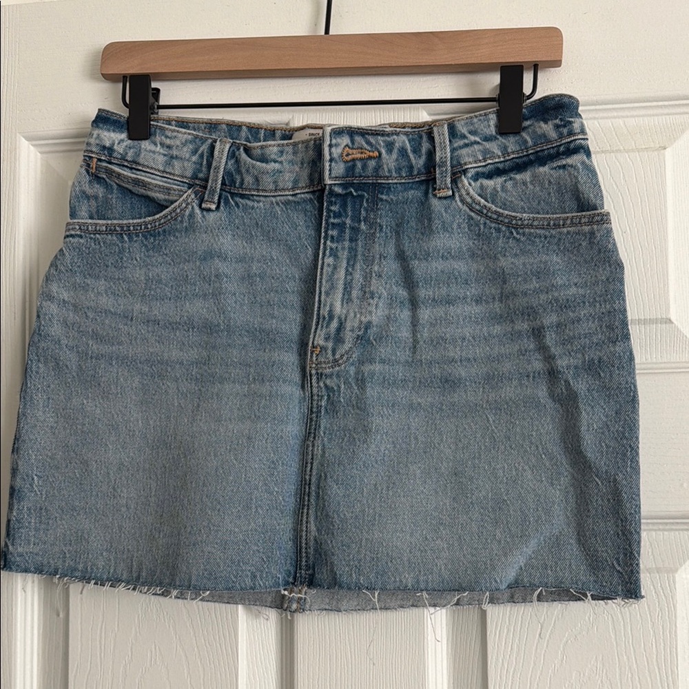 Wrangler Light Blue Mini Skirt